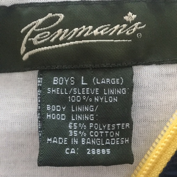 NWOT: Boys' Thermal Rain Jacket Windbreaker - Large - Picture 5 of 8